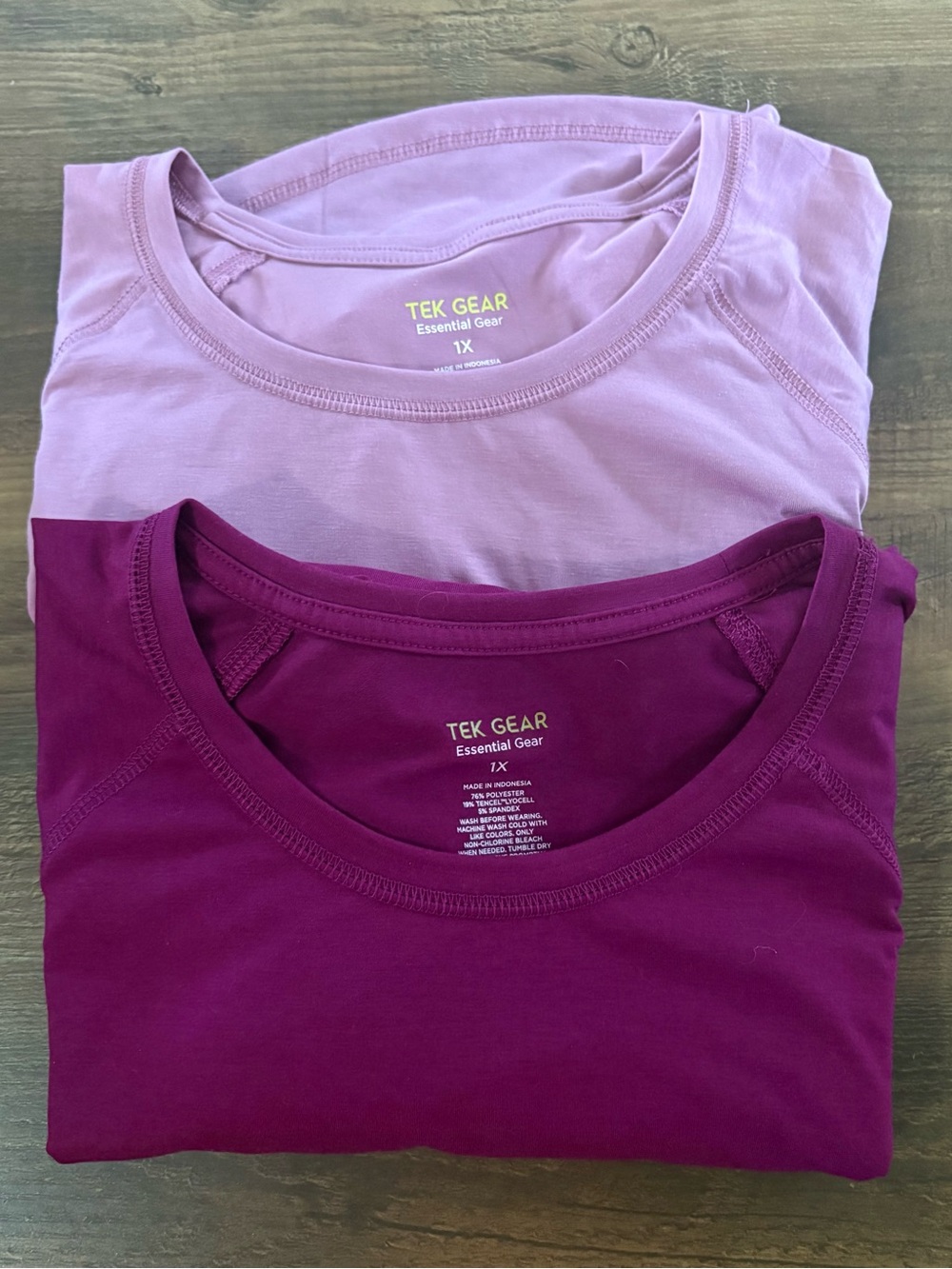 Tek Gear Dry Tech Tees